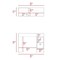 Tuhome 19.6 / 12.6 in. D X 28.9 / 13.4 in. H, 39.3 / 39.3 in. W X Laminate, Multi-color CDT5967 - alternate 8